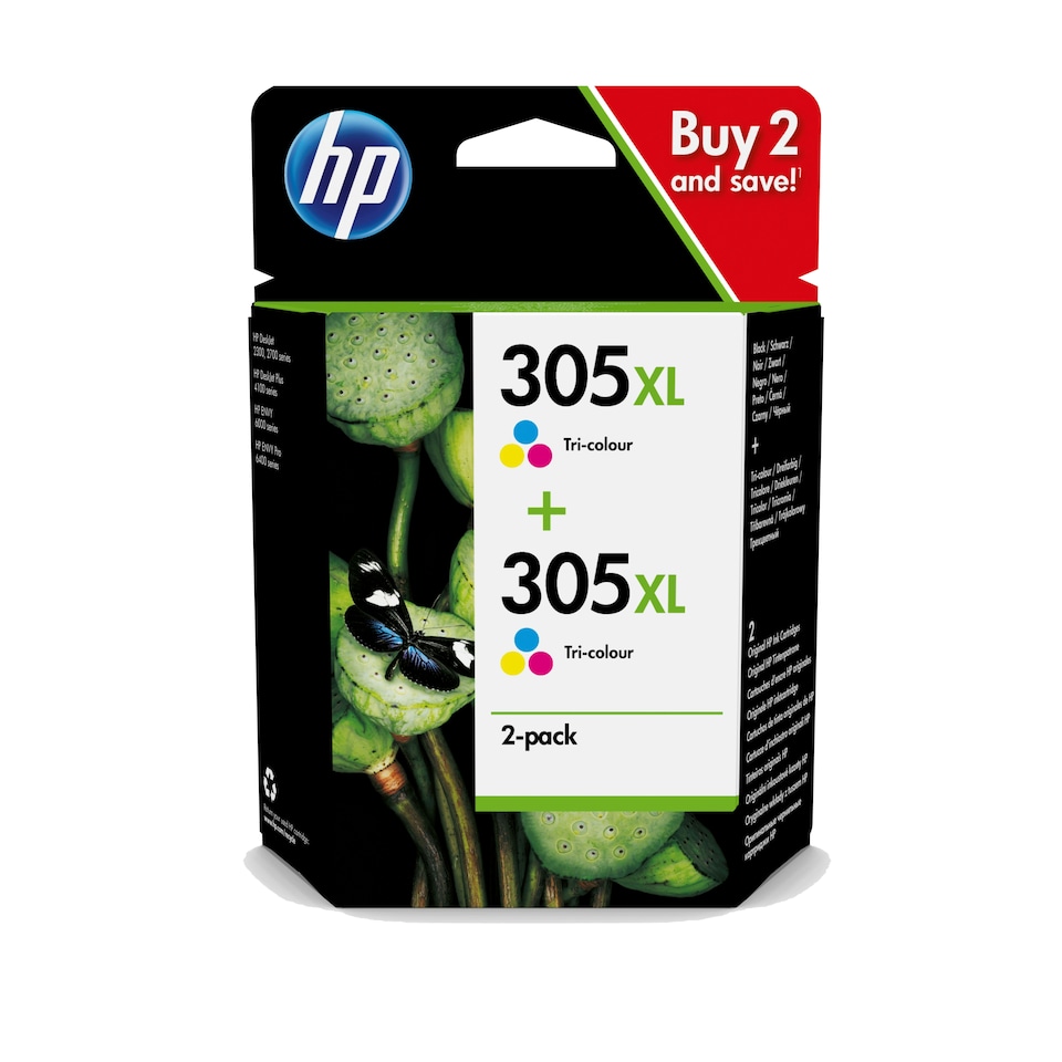 image 1 of HP 305XL Colour Ink Cartridge