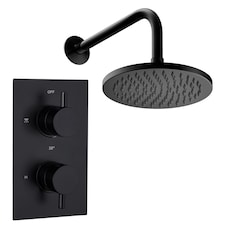 Balterley Modern Shower Curc Concealed Thermostatic Shower Mixer Round Shower Heaad Shower Set