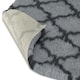 image 2 of Non-Slip Vetbed Select Soft Grey Trellis 75cm x 50cm