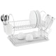 image 2 of DDCAT202PPCWH-Casa - Catania 202 Chrome Plated Dish Drainer 2 Tier Silver