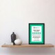 image 2 of Funny Bathroom Sign Five Stars Poop Advisor Toilet Sign A4 Black Framed Wall Art Print