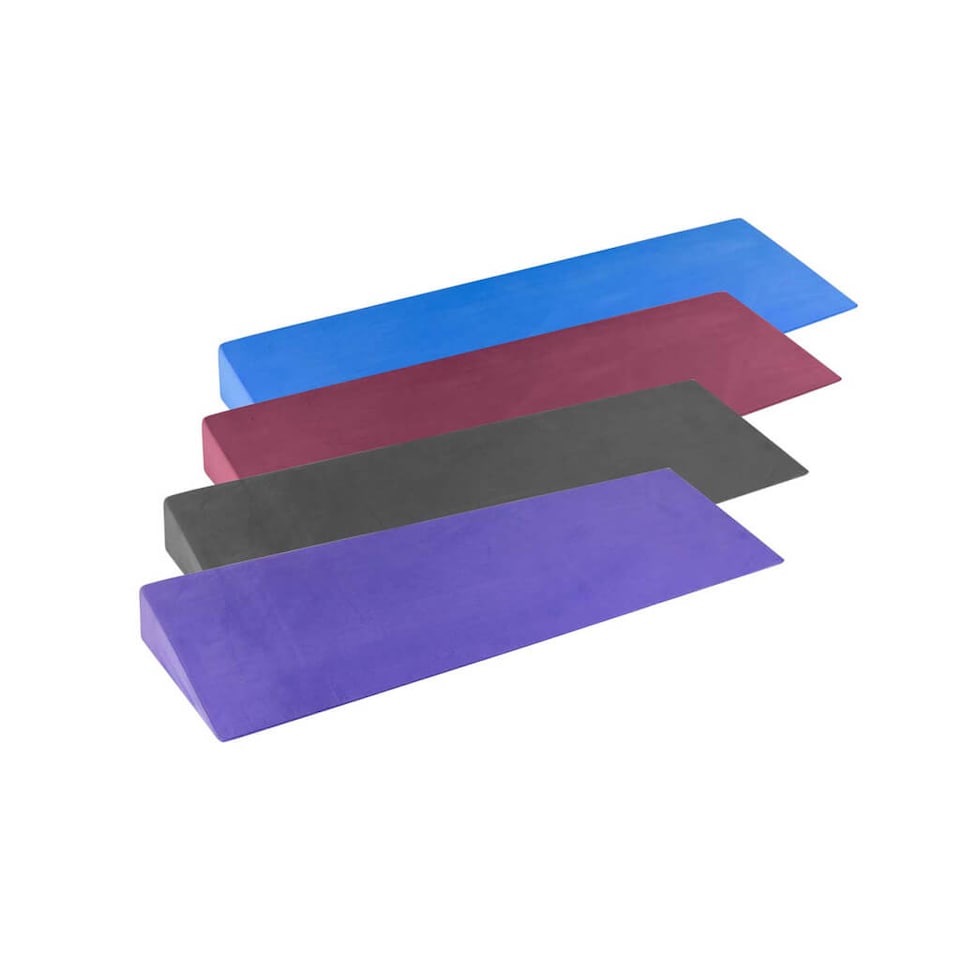 image 1 of Fitness Mad Yoga Wedge EVA Foam 50 x 15 x 5 cm Burgundy | Multi | Burgundy | 50cm (L) x 15cm (W) x 5cm (H)