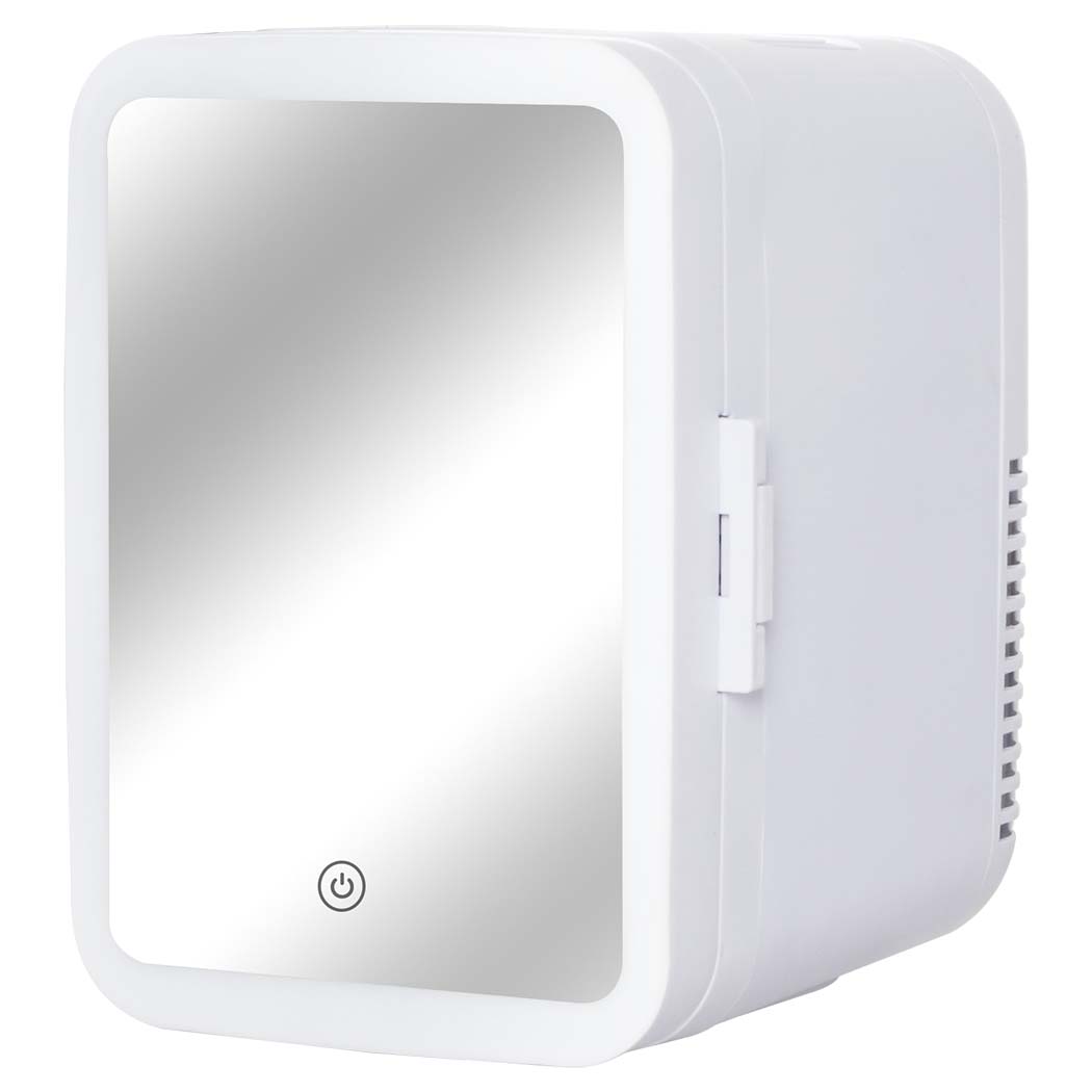 Spector Mini Fridge Portable Cooler Warmer with Mirror 5L for Bedroom Office Car