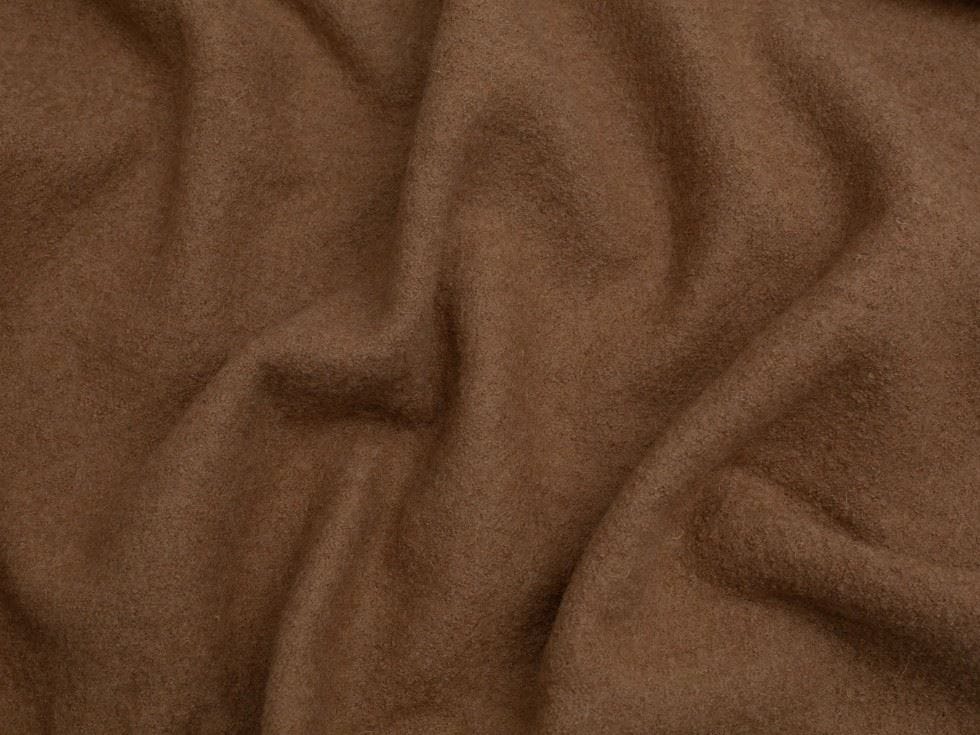 Minerva Core Range Beige 100% Pure Boiled Wool Coating Fabric for Dressmaking, 140cm / 55" Wide - per metre