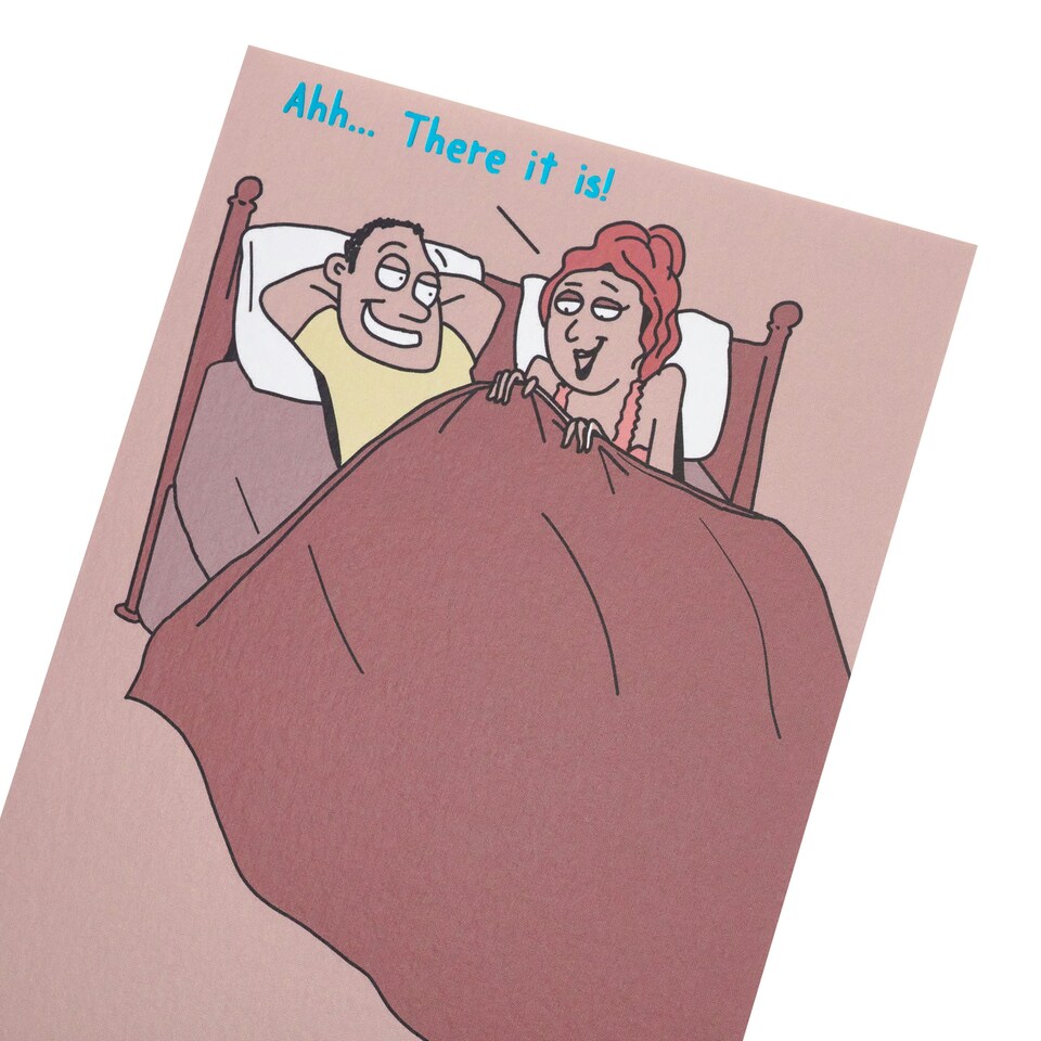 image 1 of Humour Birthday Card - Couple In Bed