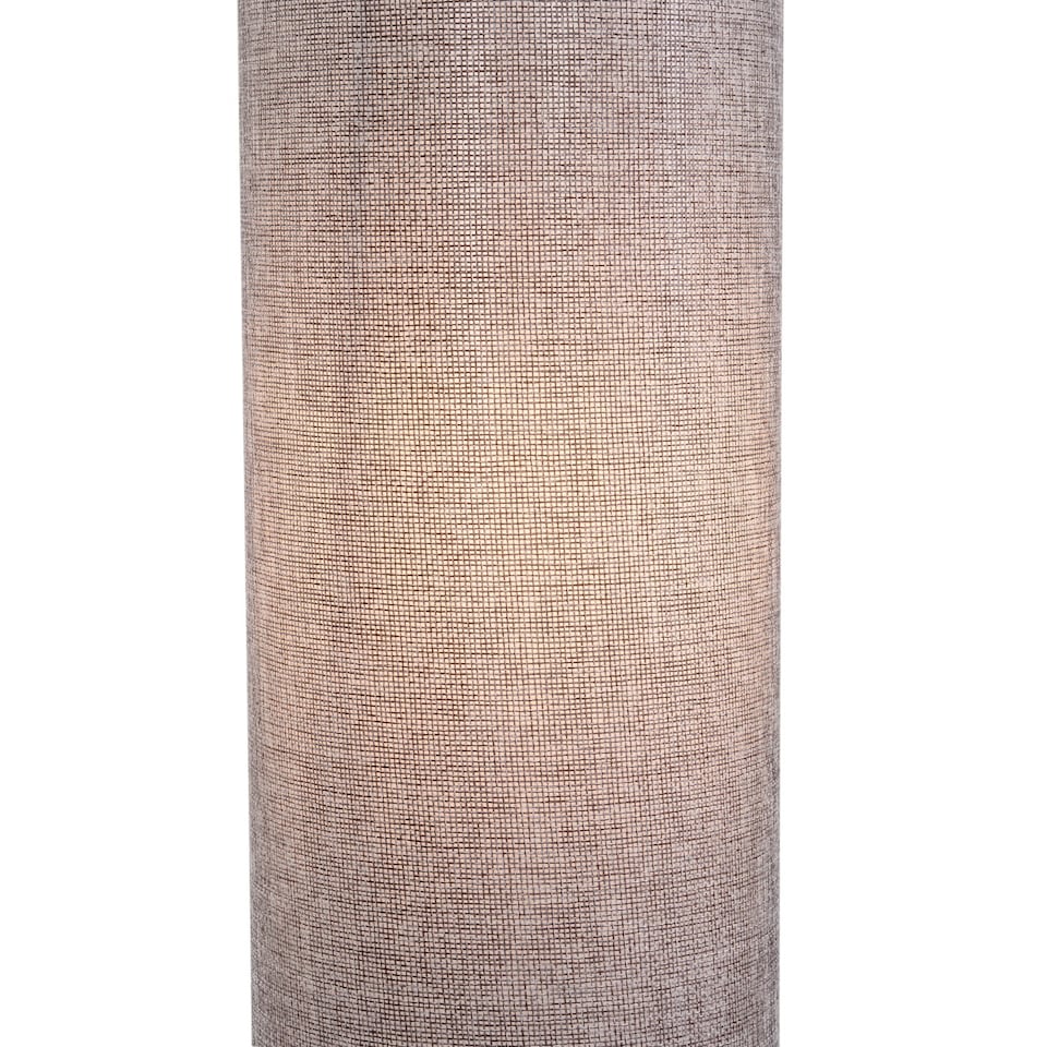 image 1 of HOMCOM Tall Floor Lamp Lighting w/ Fabric Shade for Bedroom Living Room Grey