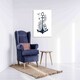 image 2 of Everyone needs vitamin sea (Canvas Print) 102cm x 102cm