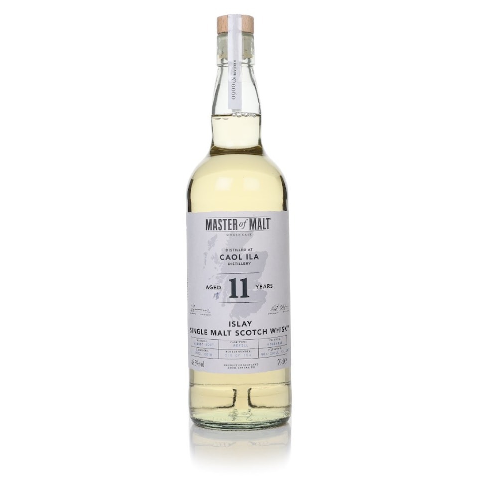 image 1 of Caol Ila 11 Year Old 2007 Single Cask Master of Malt | Clear