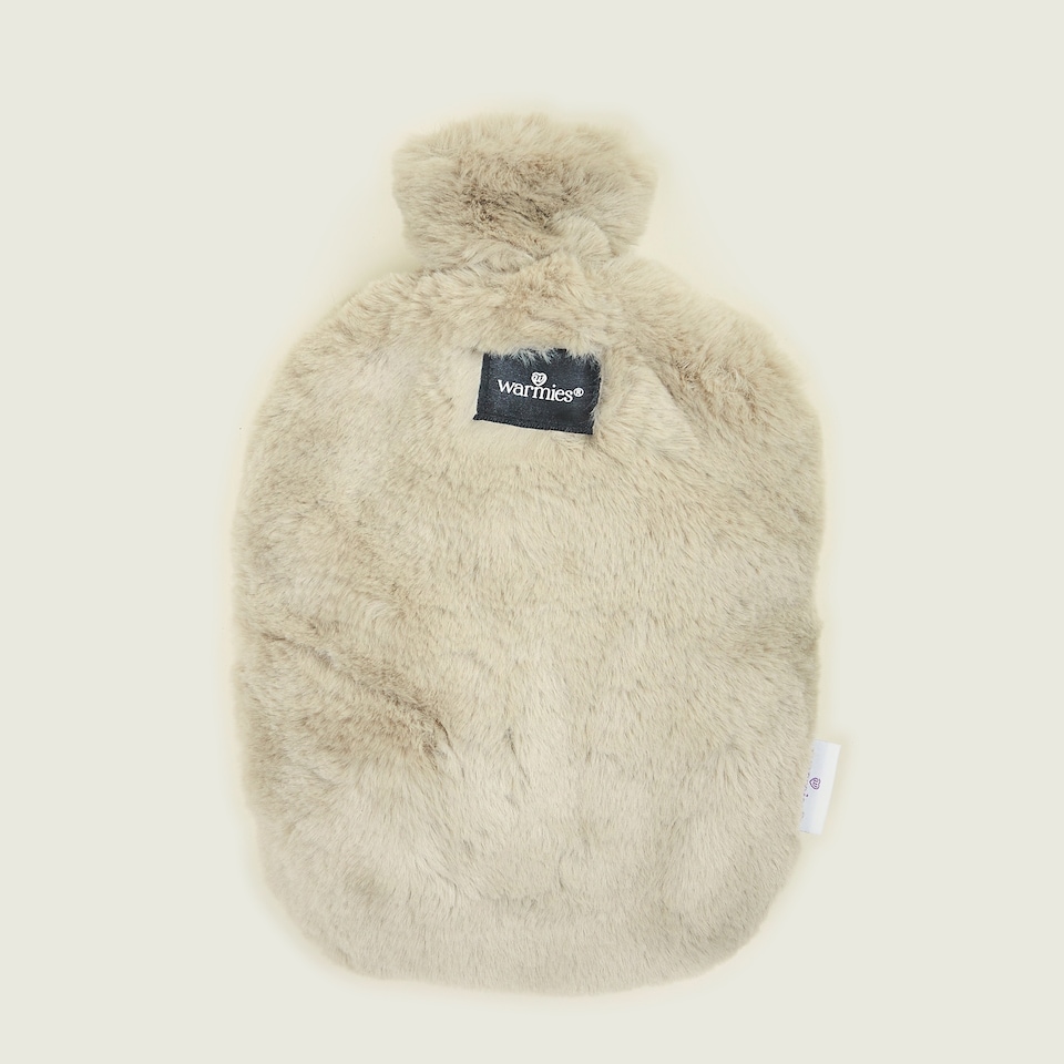 image 1 of Warmies Luxury Heatable Bottle Latte