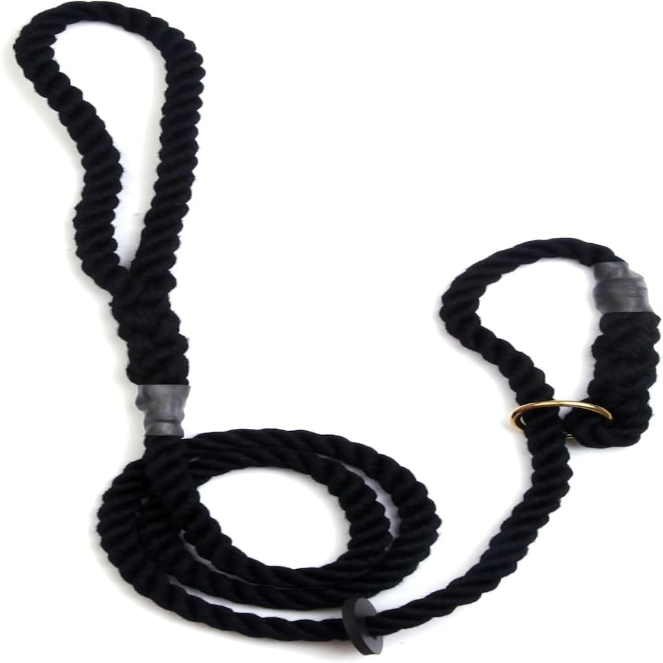 Outhwaite Gundog Slip BLily's Kitchen Lead 12mm x 1.5m Black