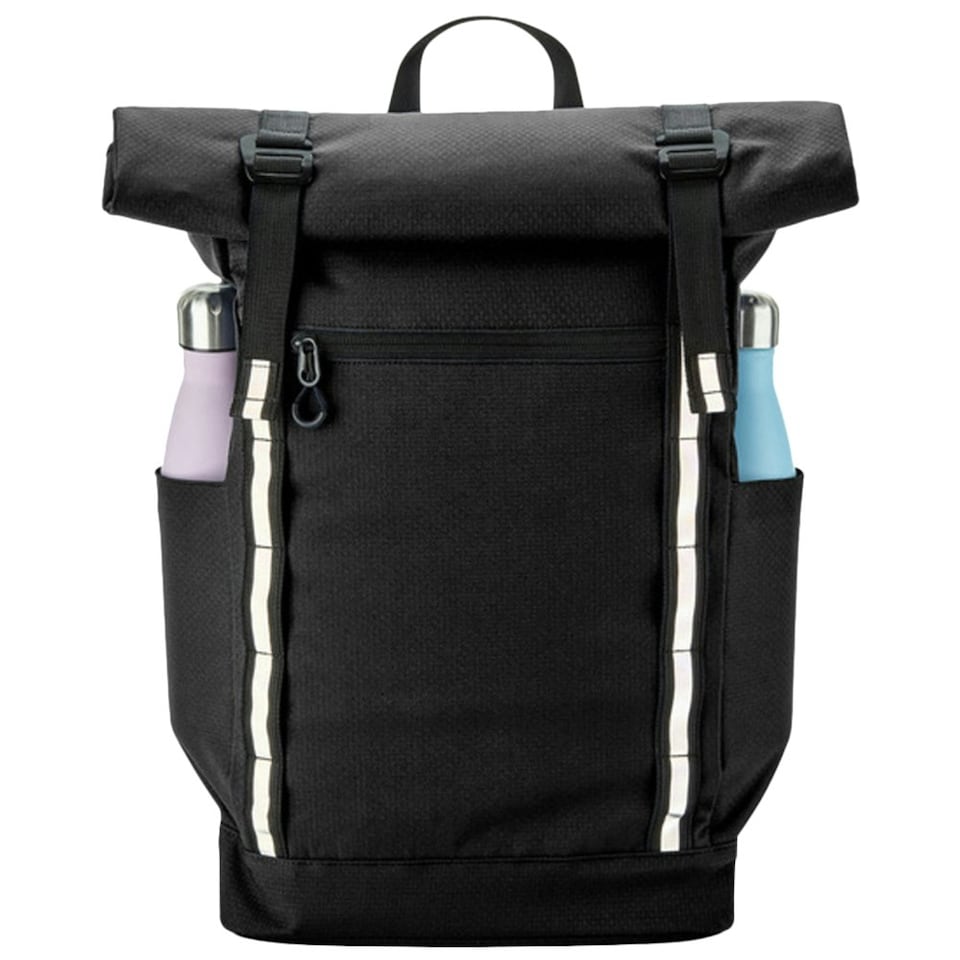 image 1 of Quadra Urban Commute Roll Top Backpack - Black - One Size