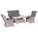 image 1 of Outsunny 4 PCs Outdoor Rattan Sofa Set Patio Garden Wicker Sofa Set