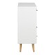 image 3 of Thais White Shabby Chic Multi Coloured 11 Drawer Chest