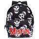 image 1 of Misfits Skull Logo Backpack - Black/White/Red - One Size