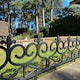 image 4 of Fleur de Lys Black Plastic Garden Lawn Edging (60cm x 32cm) - 20 Panels