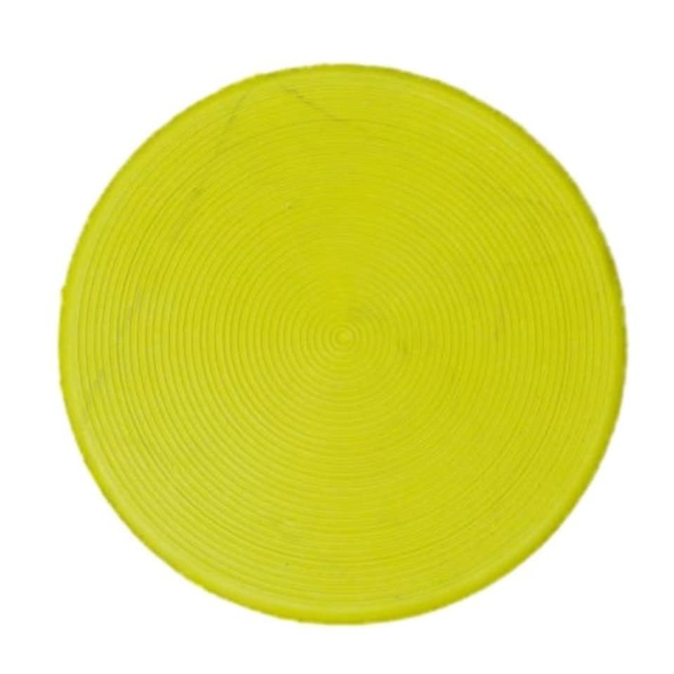 Carta Sport Crown Rubber Bowls Mat | Yellow | Yellow | 5in | 1