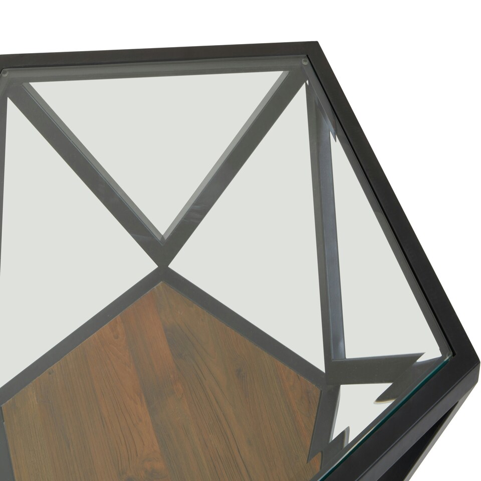 image 1 of Interiors by Premier Pentagon Coffee Table Black