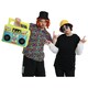 image 1 of Superstar DJ Duo Costume Set Yellow | M