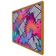 image 1 of Tropical geometric (Picutre Frame) Brown | Oak | XL