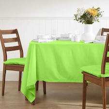 Homescapes Lime Green Tablecloth - 178 x 300 cm Green
