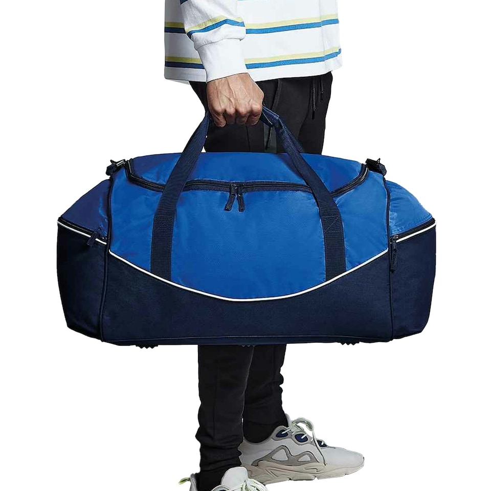 image 1 of Quadra Teamwear Holdall Duffle Bag (55 Litres) - Bright Royal/French Navy/White - One Size