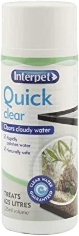 Interpet Quick Clear Aquarium Fish Tank Treatment - 125 ml