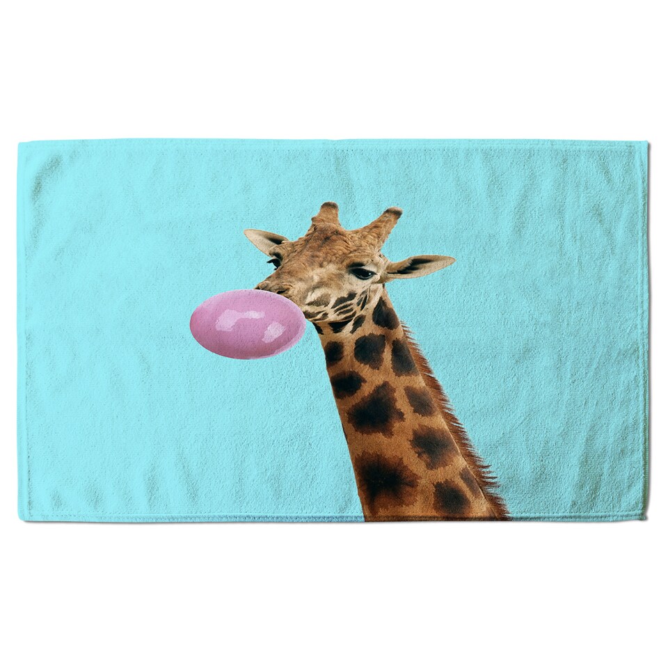 image 1 of bubble gum on color background Designer Bath Towel | Multi