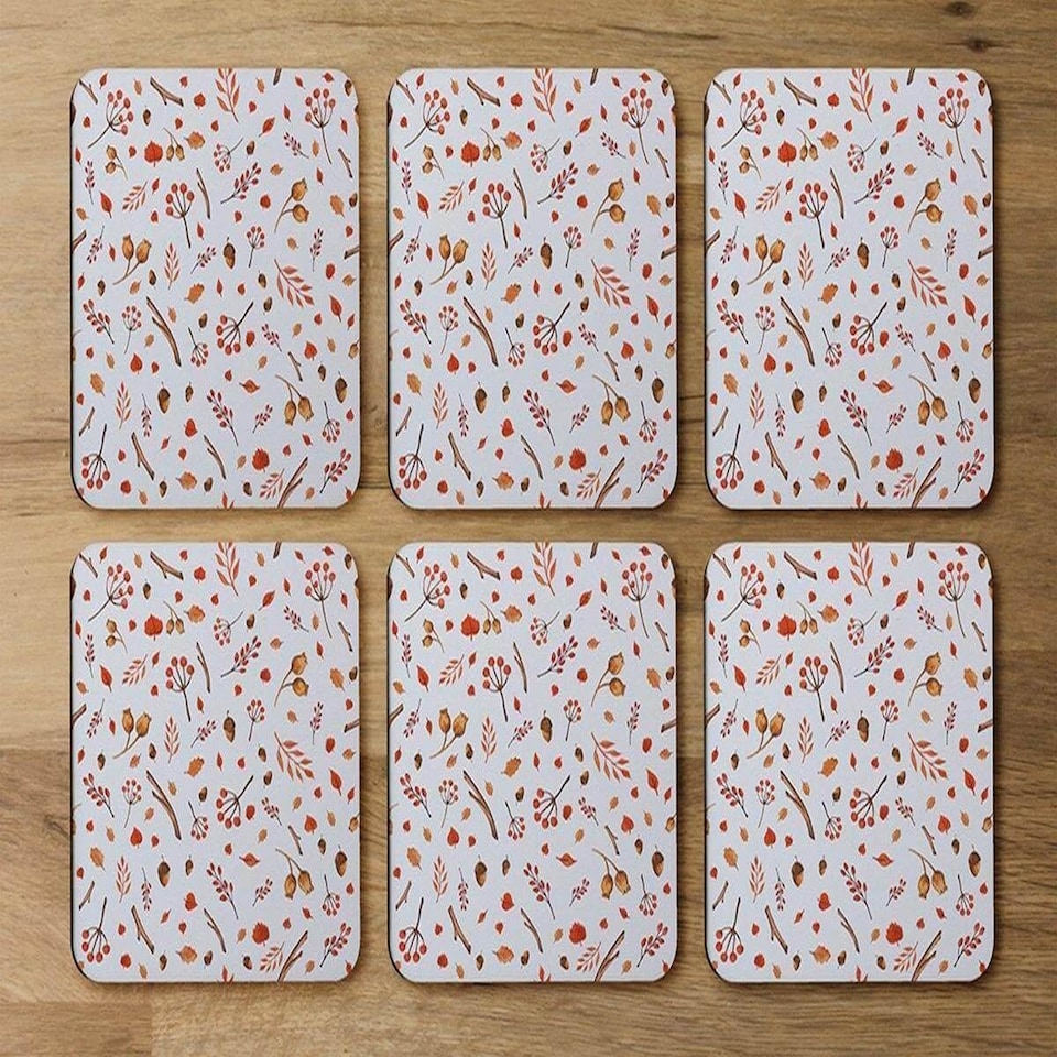 image 1 of Acorns & Leaves (Coaster)