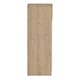 image 4 of Naia Shoe Cabinet with 2 Doors 1 Drawer in Jackson Hickory Oak and White