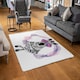 image 2 of Pink Zebra (Rug) Multi | XL: 160x230cm