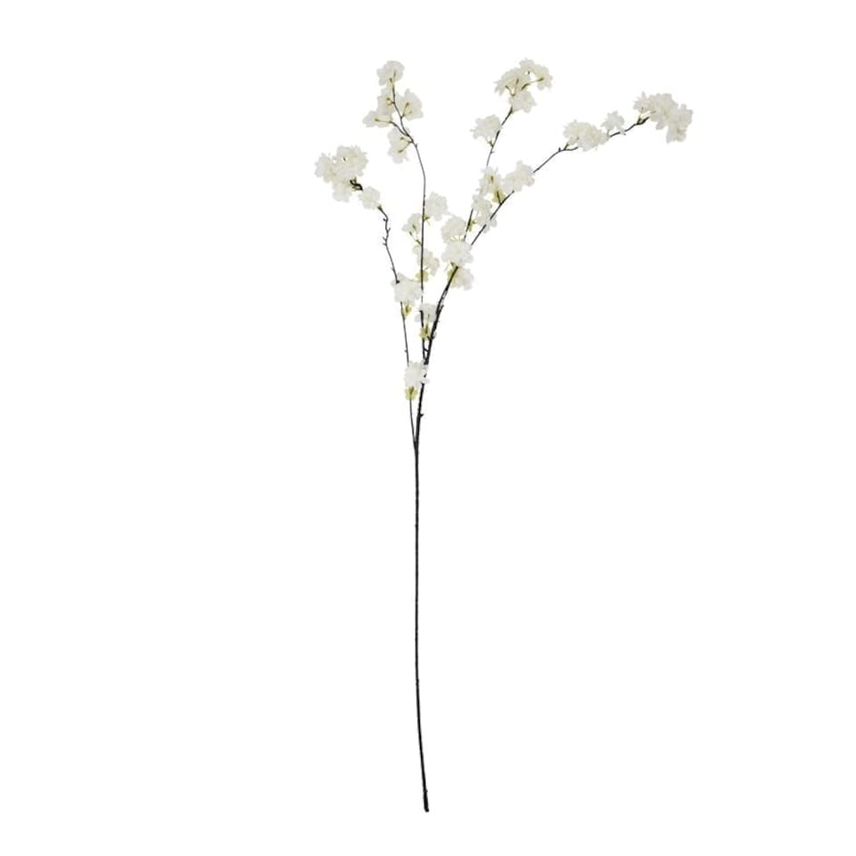 image 1 of Large Cherry Blossom Stem - Plastic - L6 x W8 x H100 cm - White
