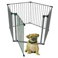 Bettacare Pet Pen, Pentagon, Grey, 70cm High, 5 Panels, 1x72cm Door Panel and 4x72cm Side Panels, Dog Pen for Pets and Puppies Grey
