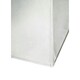 image 3 of Primrose Zinc Galvanised Tall Rectangular Cube Plant Pot Silver 50cm x 25cm