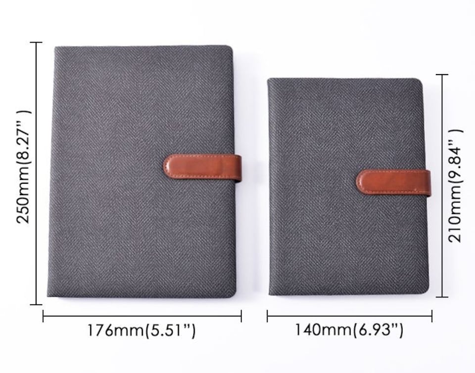 image 1 of Single B5 96 Sheets Ruled PU Leather Hardcover Notebook