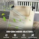 image 5 of Outsunny Folding Outdoor Reclining Sun Lounger Chair Aluminium Frame Khaki