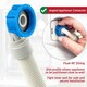image 6 of SPARES2GO Safety Inlet Hose Washing Machine Dishwasher Water Fill Leak Protection Stop Valve Pipe (1.5m Length, 3/4" Connections)
