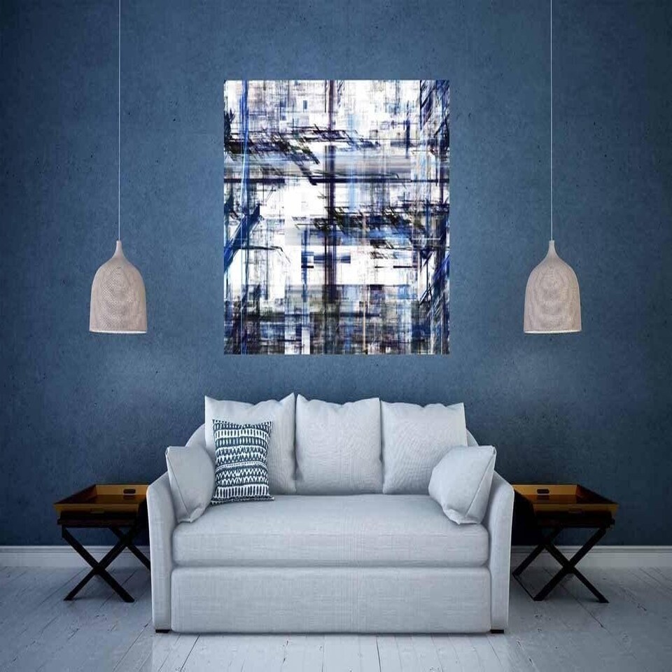 image 1 of Abstract Geometric (Canvas Print) 102cm x 76cm