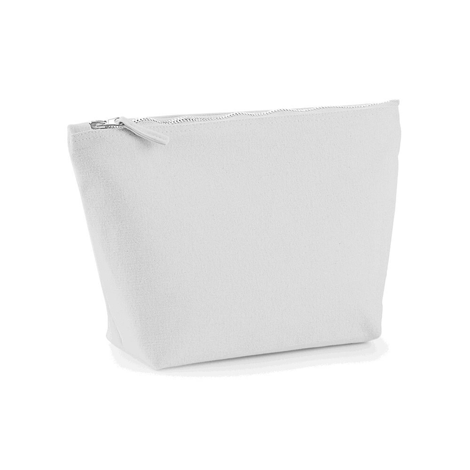Westford Mill Canvas Accessory Bag - Light Grey - M | Grey