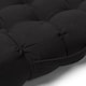 image 3 of Quilted Button Seat Pad Cushion Booster 100% Cotton Cover 45cm Square Red