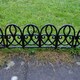 image 6 of Traditional Black Plastic Garden Lawn Edging (56cm x 30cm) - 5 Panels