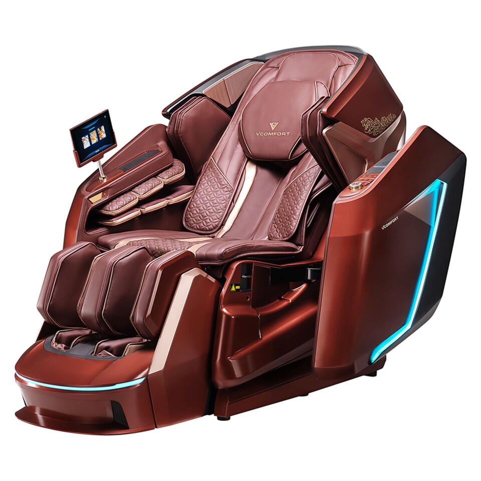 image 1 of RoyalGlide Duo Pro Max AI Massage Chair (RK9500), Burgundy