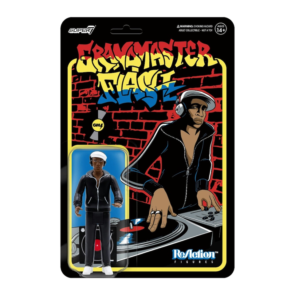 GRANDMASTER FLASH - Grandmaster Flash Reaction Figure - Merchandise Collectible - RE-GMASW01-GMF