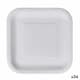 image 1 of Plate set Algon Disposable White Cardboard Squared 26 cm (36 Units) N/A