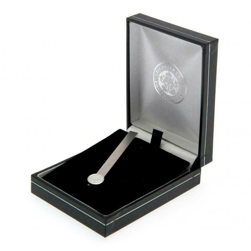 image 1 of Leicester City FC Tie Clip - Silver - 60mm x 12mm