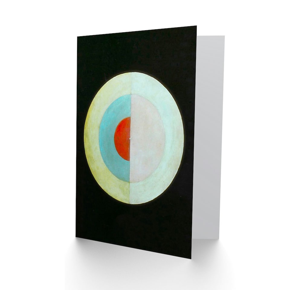 image 1 of Abstract Hilma Af Klint 1915 No 16 Swan Art Card