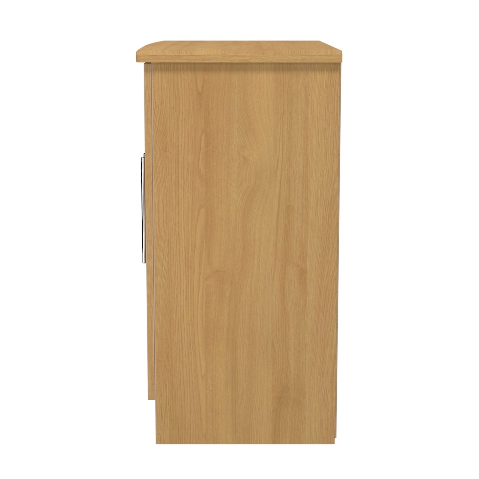 image 1 of Carlton 2 Door Cabinet in Modern Oak (Ready Assembled) | Brown | Modern Oak
