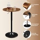 image 5 of Yaheetech  Adjustable Pub Round Table