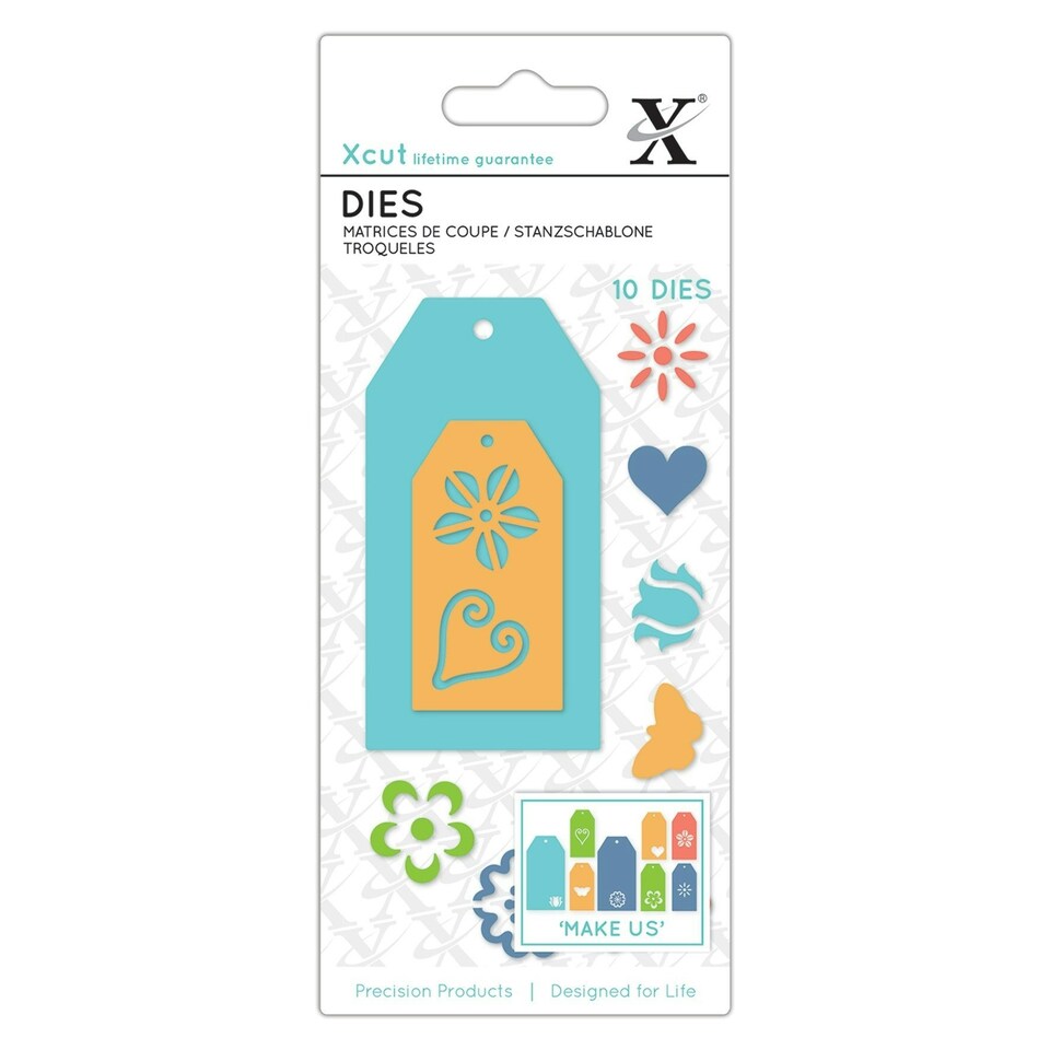 Small Dies (11pcs) Floral Gift Tags