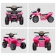 image 8 of HOMCOM 6V Kids Electric Ride on Car Toddlers Quad Bike All Terrain Vehicle Toy With Music for 18-36 months Pink