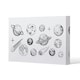 image 1 of Set of space objects planets, stars (Canvas Print) 77 x 51 x 4cm